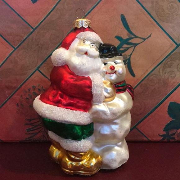 Other - 🎄Santa and Snowman Ornament🎄